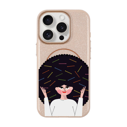 TANGLES OF HAPPINESS-Radiant Kılıf MagSafe Özellikli - iPhone 15 Pro