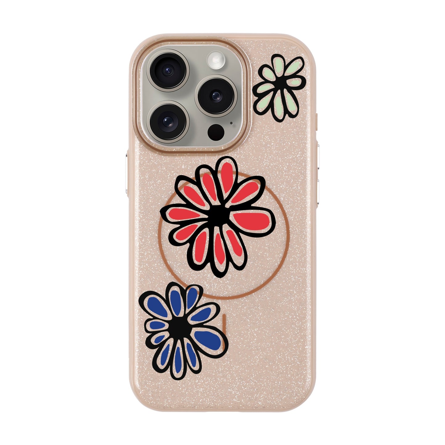FLORIST-iPhone 15 Pro Radiant Kılıf MagSafe Özellikli