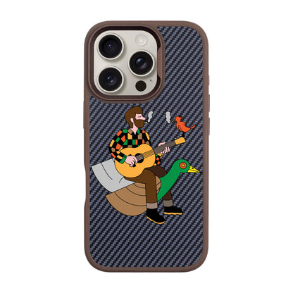 BIRDS OF A FEATHER-iPhone 16 Pro Plaid Kılıf MagSafe Özellikli