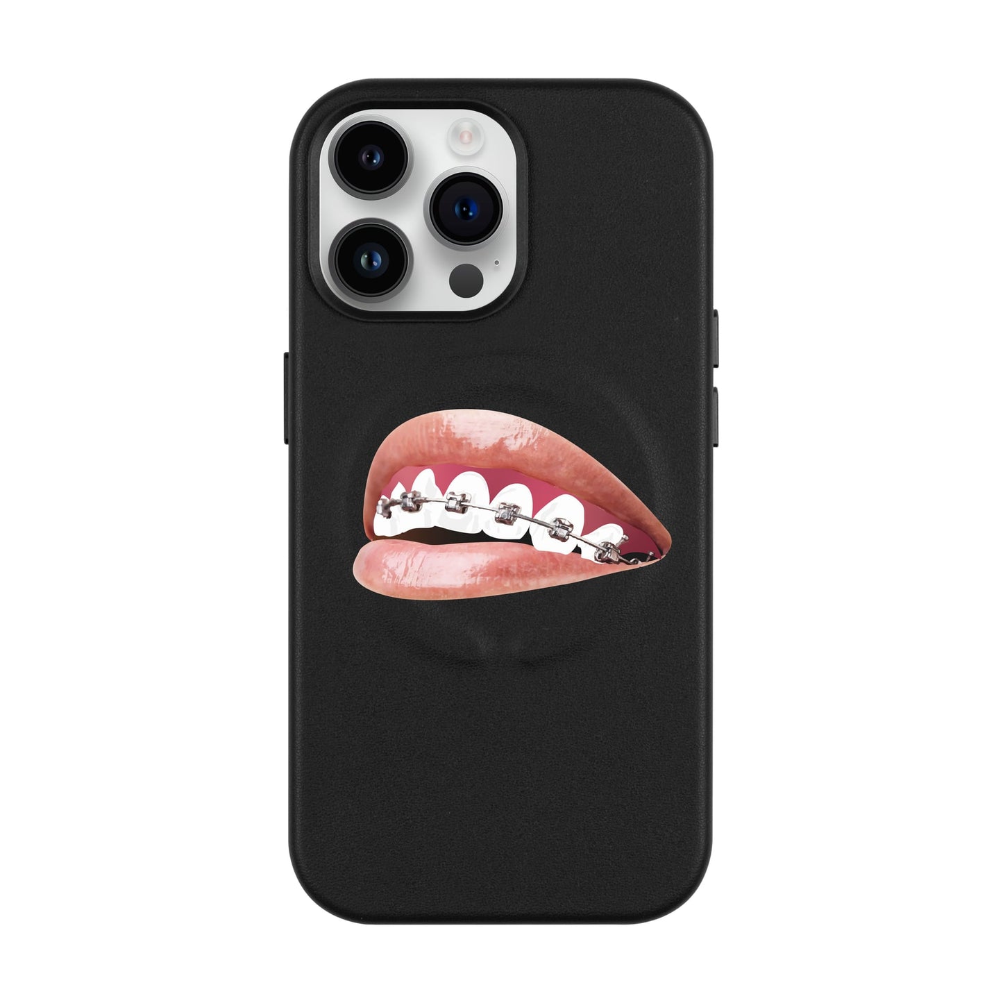 ORTHODONTIST-iPhone 14 Pro Max Leather Kılıf MagSafe Özellikli