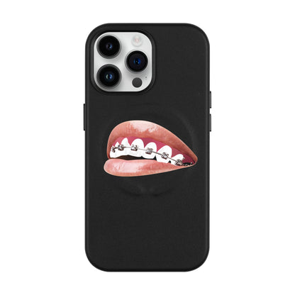 ORTHODONTIST-iPhone 14 Pro Max Leather Kılıf MagSafe Özellikli