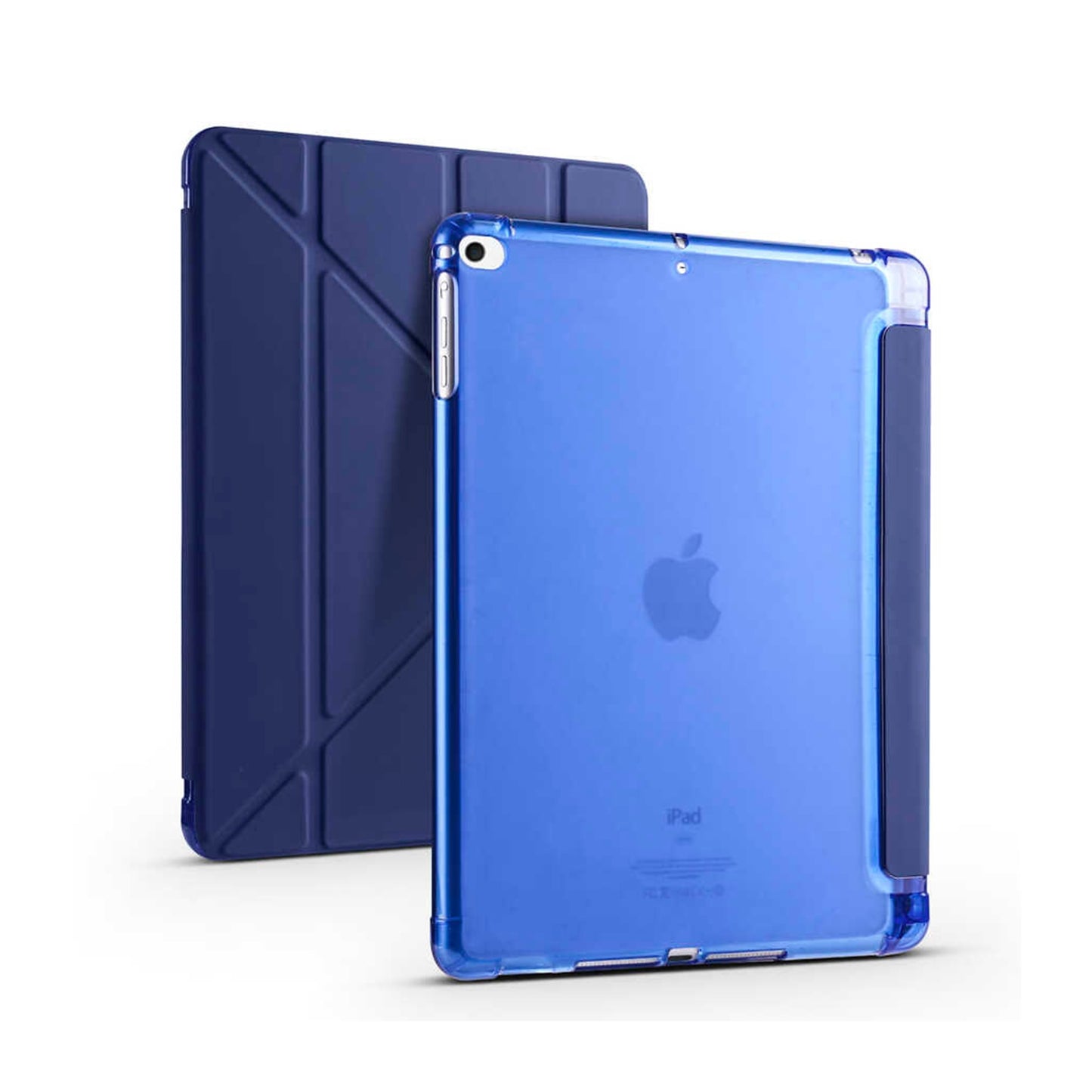 Apple iPad 5.Nesil 9.7 inç 2017-Trigon Folding Kalemlikli Standlı Kılıf