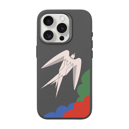 L’OISEAU LIBRE-iPhone 15 Pro Leather Premium Kılıf MagSafe Özellikli