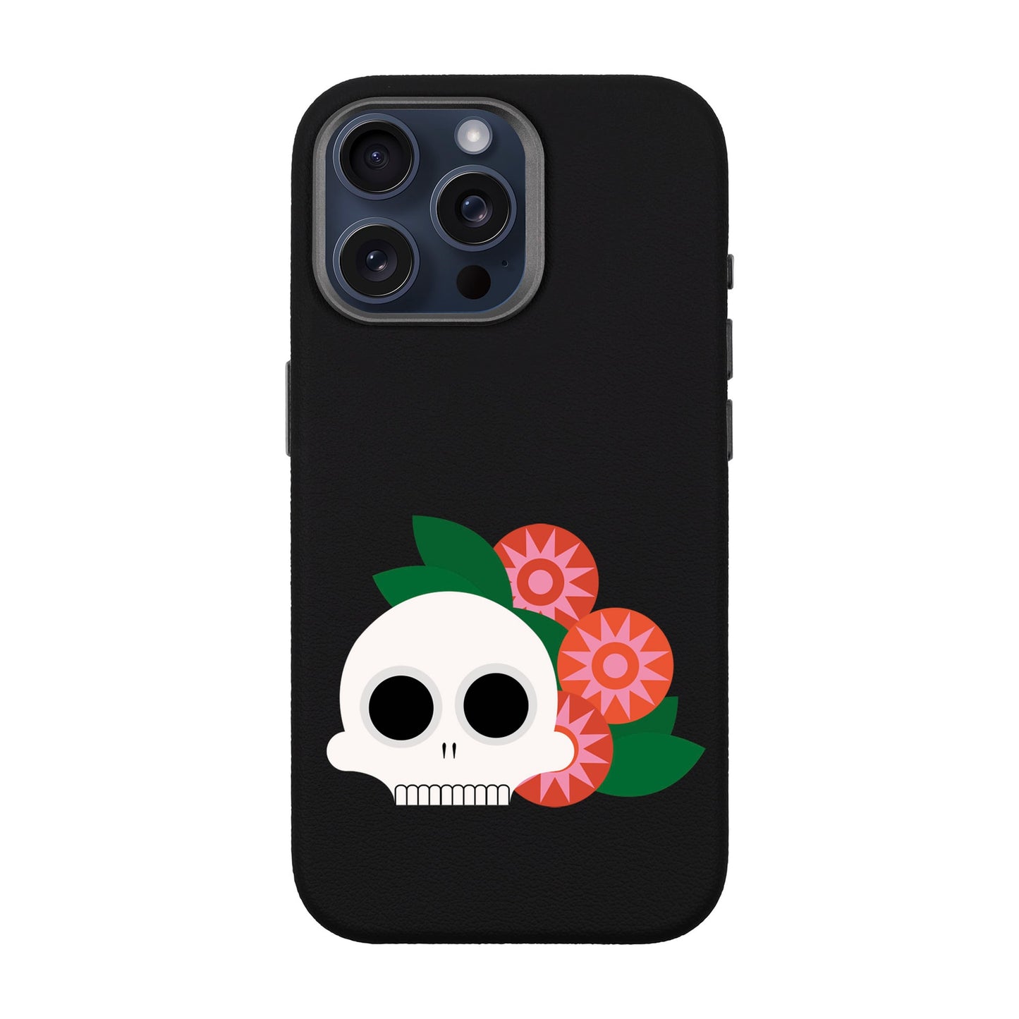 MEMENTO BLOOM-iPhone 15 Pro Max Leather Premium Kılıf MagSafe Özellikli