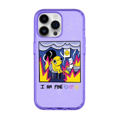 I AM FINE-iPhone 14 Pro Max Shiny Kılıf MagSafe Özellikli