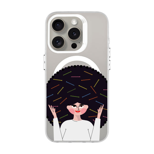 TANGLES OF HAPPINESS-Hold Kılıf MagSafe Özellikli - iPhone 15 Pro