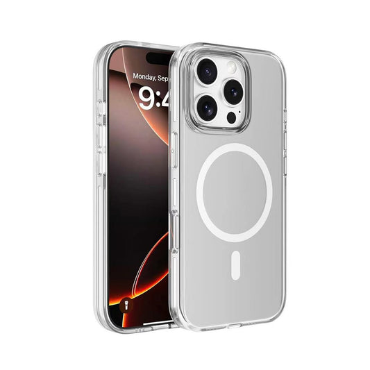 NEW-iPhone 16 Pro Max Clear Premium Kılıf MagSafe Özellikli