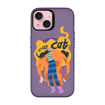 CRAZY CAT-iPhone 15 Hold Kılıf MagSafe Özellikli