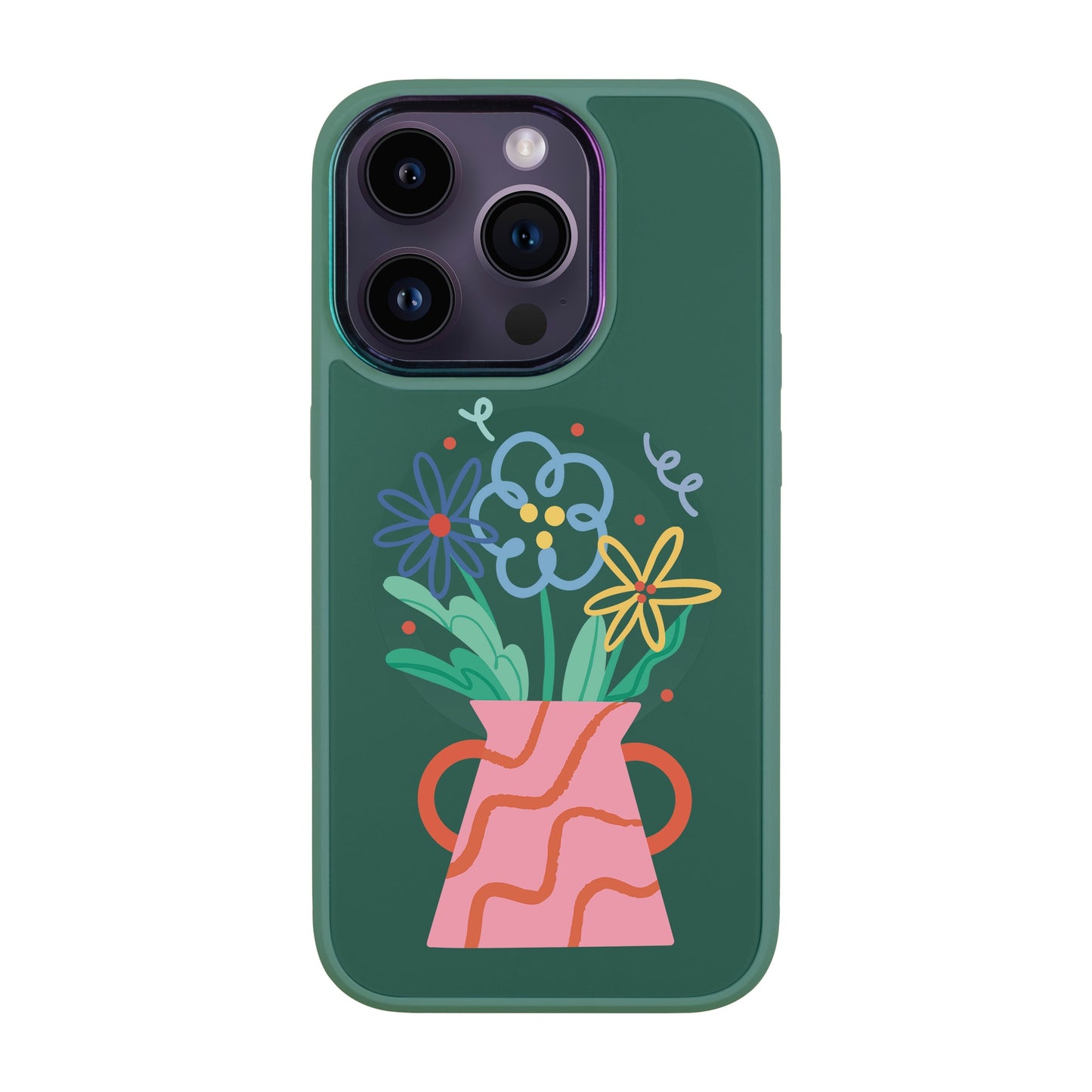 PINK VASE-iPhone 13 Pro Vigor Kılıf MagSafe Özellikli
