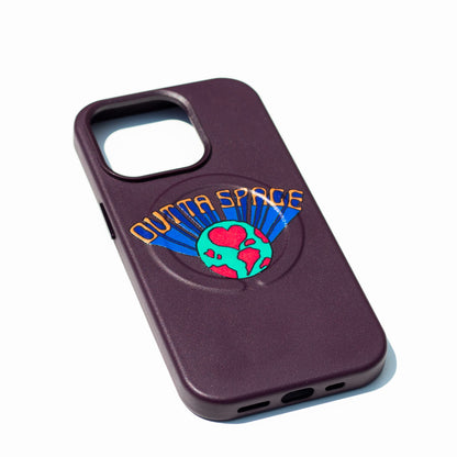 OUTTA SPACE-iPhone 14 Pro Max Leather Kılıf MagSafe Özellikli