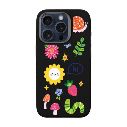 HELLO NATURE-iPhone 15 Pro Leather Premium Kılıf MagSafe Özellikli