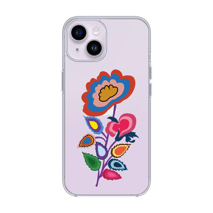 KNITTED FLOWER-iPhone 14 Solid Kılıf