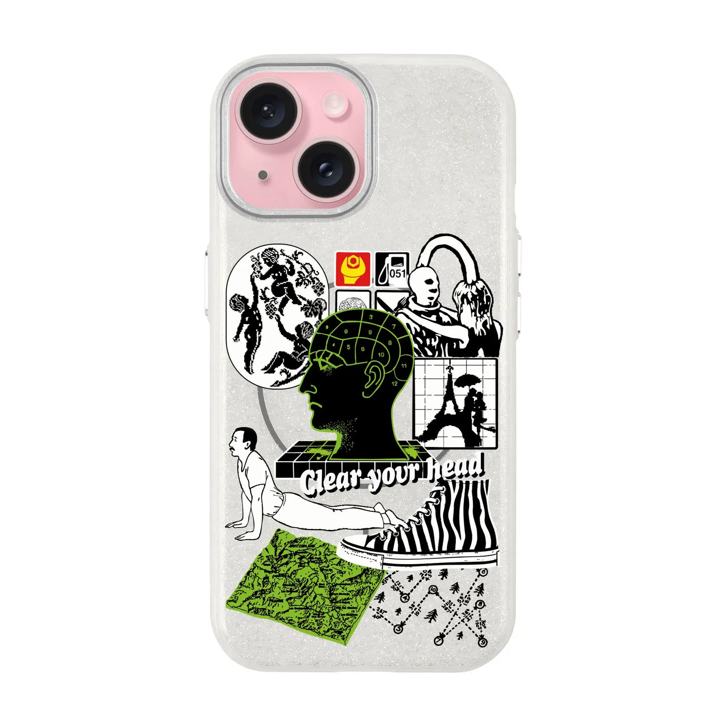 CLEAR YOUR HEAD-iPhone 15 Radiant Kılıf MagSafe Özellikli