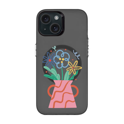 PINK VASE-iPhone 13 Hold Kılıf MagSafe Özellikli