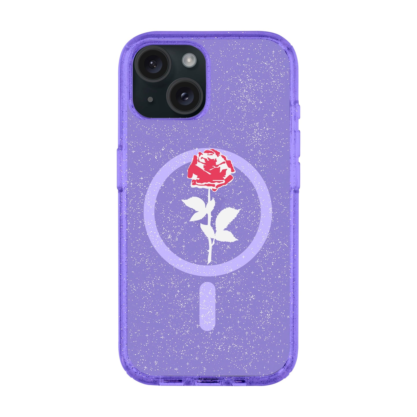 NATUREL ROSE-iPhone 14 Plus Shiny Kılıf MagSafe Özellikli