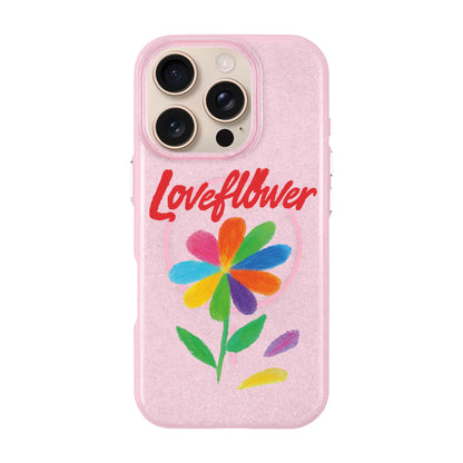 LOVE FLOWER-iPhone 16 Pro Radiant Kılıf MagSafe Özellikli
