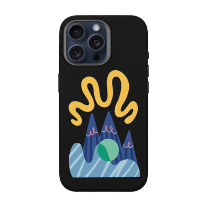 MOUNTAIN-iPhone 15 Pro Max Leather Premium Kılıf MagSafe Özellikli