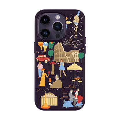 ROMA-Leather Kılıf MagSafe Özellikli - iPhone 14 Pro