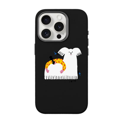FANCY DOG-iPhone 15 Pro Leather Premium Kılıf MagSafe Özellikli