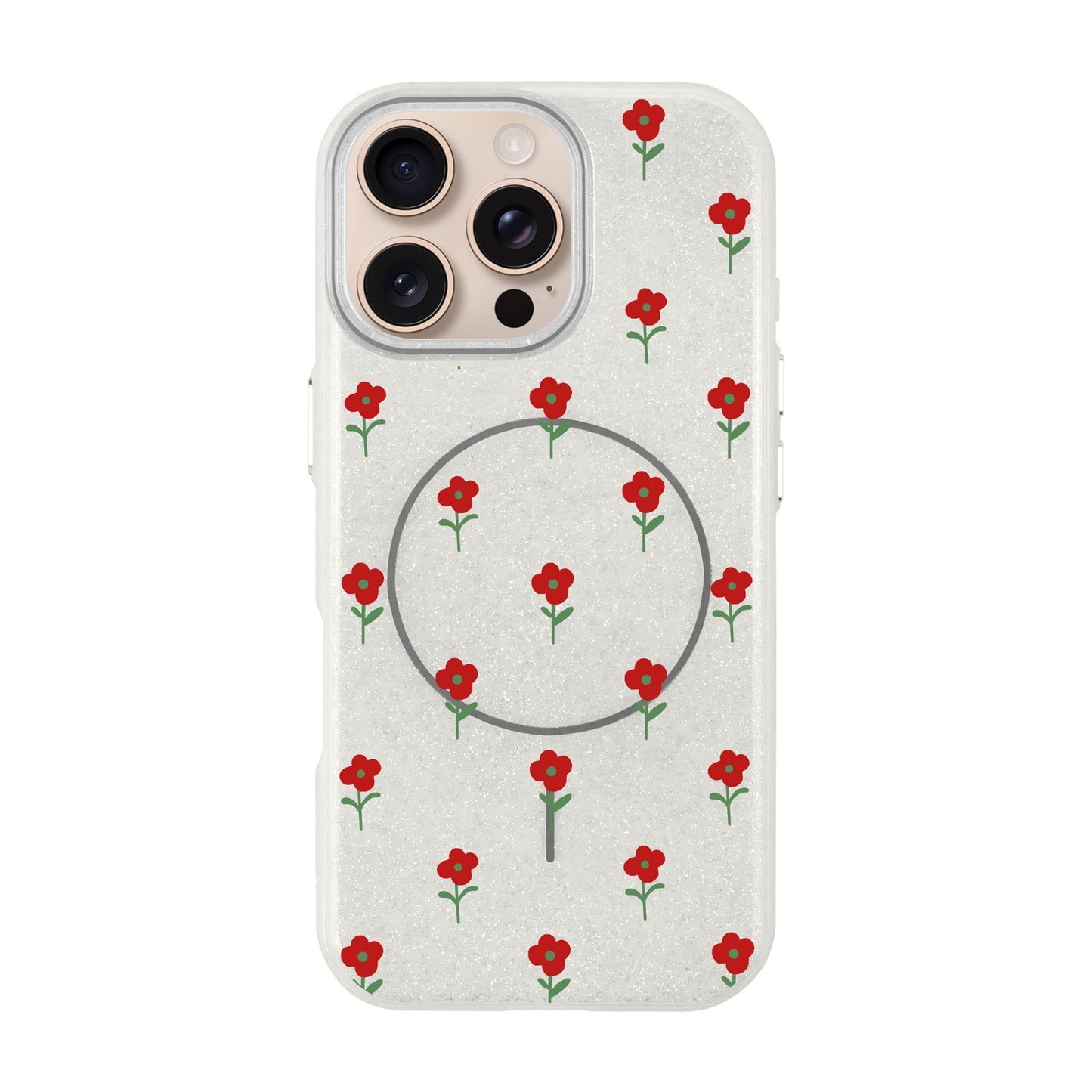 FLOWER POWER-iPhone 16 Pro Max Radiant Kılıf MagSafe Özellikli