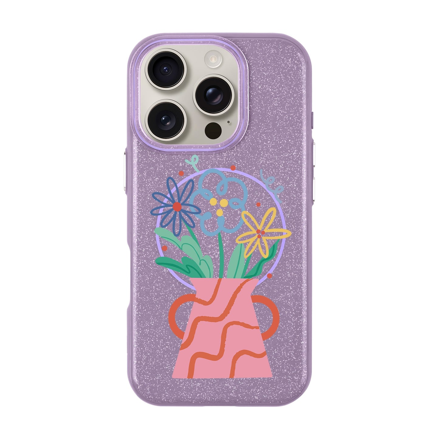 PINK VASE-iPhone 16 Pro Radiant Kılıf MagSafe Özellikli