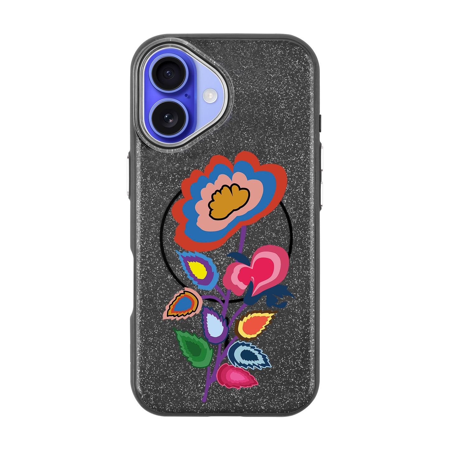 KNITTED FLOWER-iPhone 16 Plus Radiant Kılıf MagSafe Özellikli