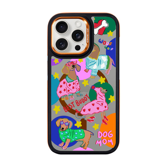 DOG MOM-iPhone 15 Pro Max Dark Kılıf MagSafe Özellikli