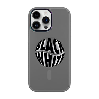 BLACK WHITE-iPhone 14 Pro Max Vigor Kılıf MagSafe Özellikli