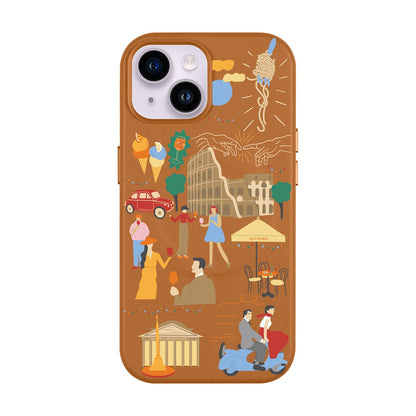 ROMA-Leather Kılıf MagSafe Özellikli - iPhone 13