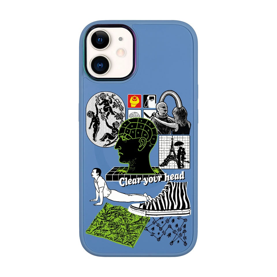 CLEAR YOUR HEAD-iPhone 12 Vigor Kılıf MagSafe Özellikli