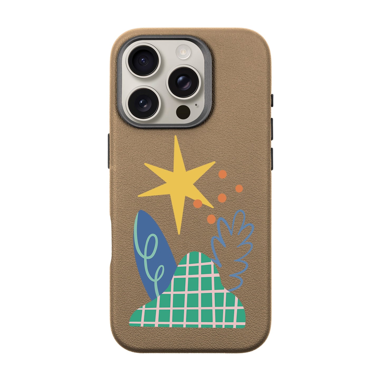 LITTLE NATURE-iPhone 16 Pro Leather Premium Kılıf MagSafe Özellikli