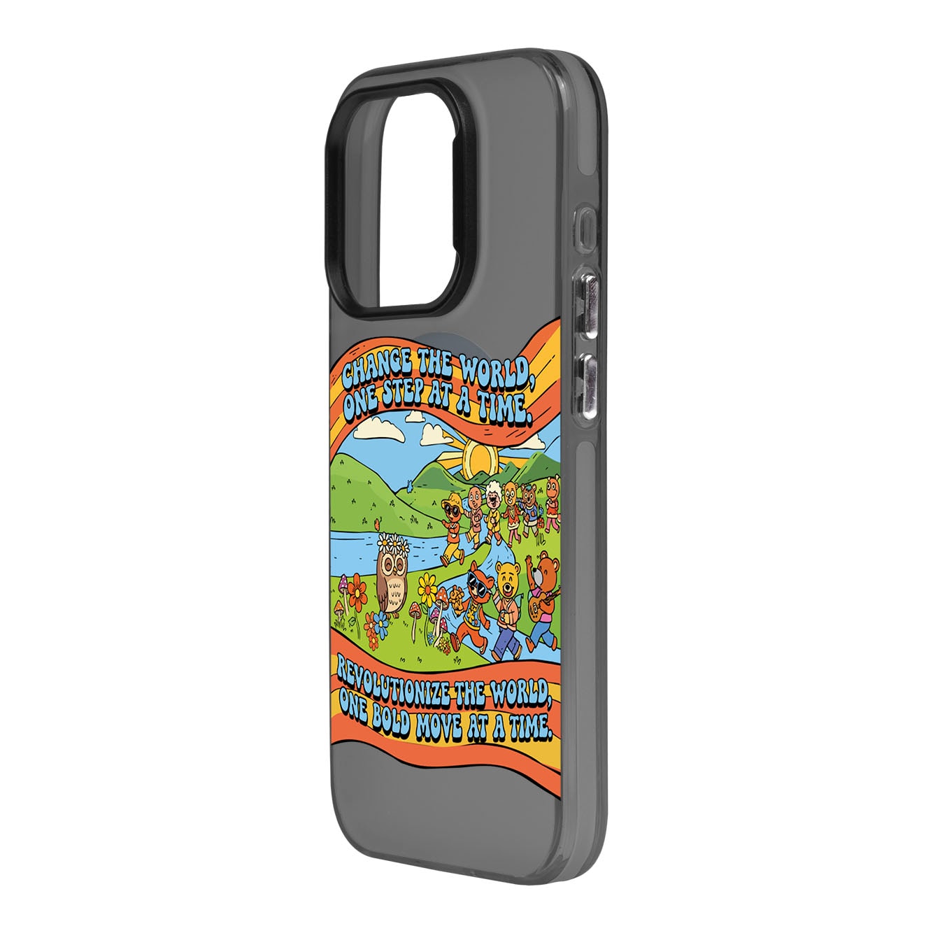 CHANGE THE WORLD-Hold Kılıf MagSafe Özellikli - iPhone 15 Pro