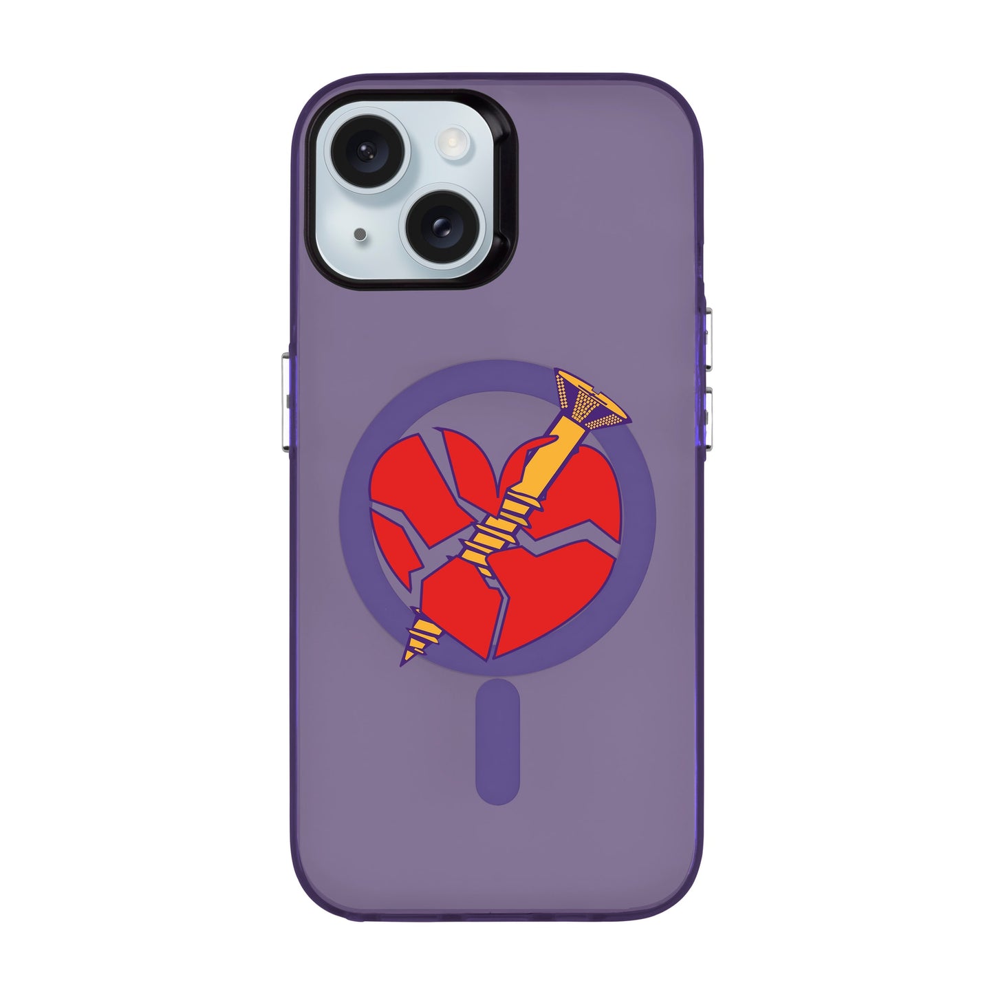 BROKEN HEART-iPhone 13 Hold Kılıf MagSafe Özellikli
