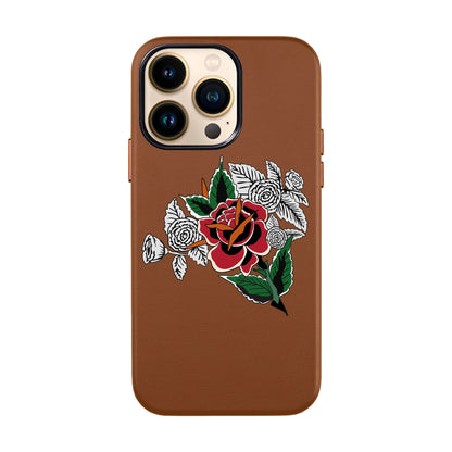 DRY ROSE-iPhone 13 Mini Leather Kılıf