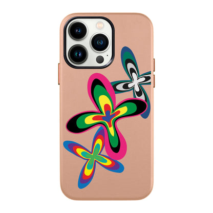 COLOR FLOWER-iPhone 13 Pro Max Leather Kılıf