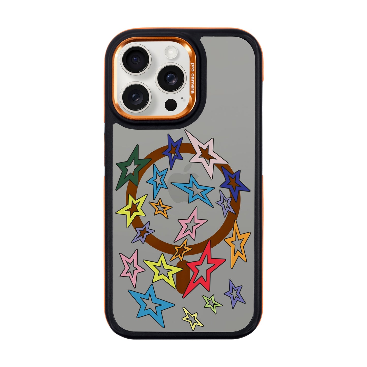 STAR-iPhone 15 Pro Max Dark Kılıf MagSafe Özellikli
