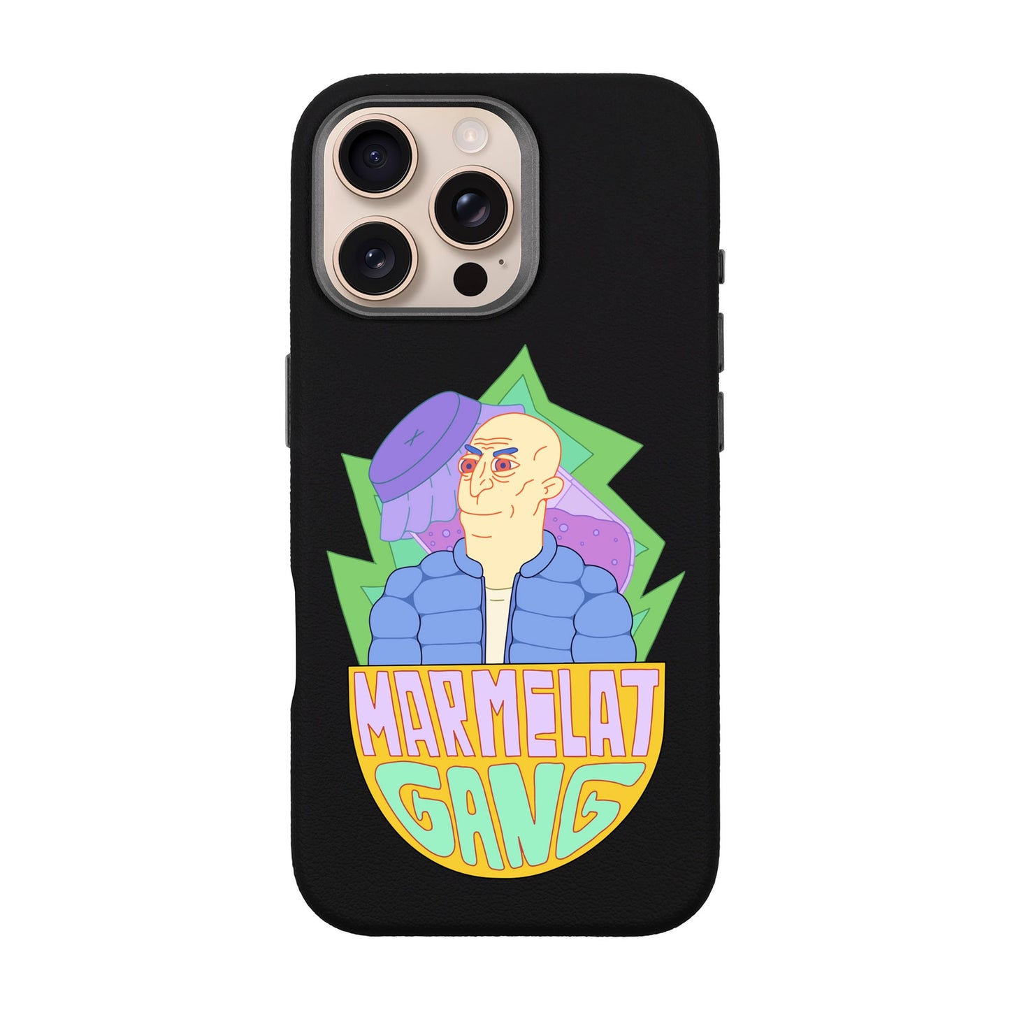 MARMELAT GANG-iPhone 16 Pro Max Leather Premium Kılıf MagSafe Özellikli