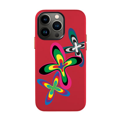 COLOR FLOWER-iPhone 13 Pro Leather Kılıf