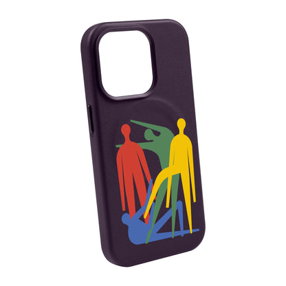 MANBOS-Leather Kılıf MagSafe Özellikli - iPhone 13