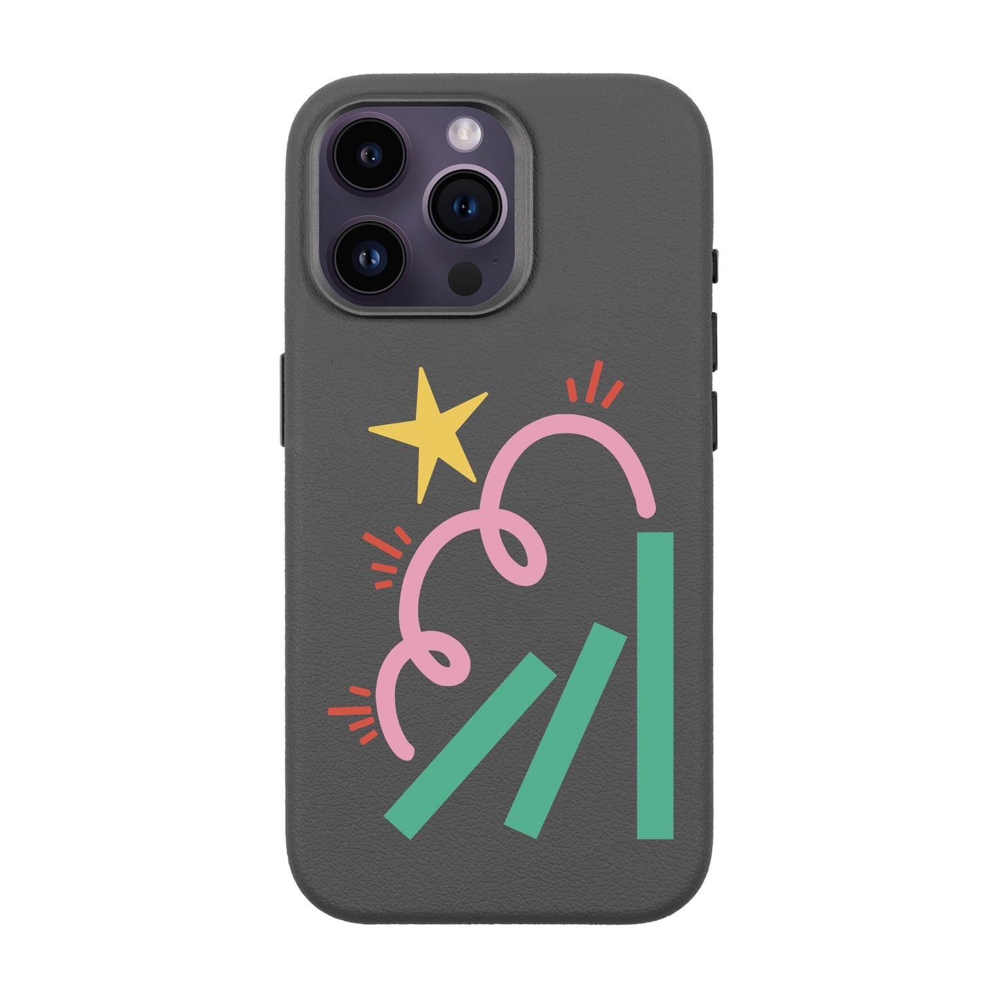 DOMINO-iPhone 14 Pro Max Leather Premium Kılıf MagSafe Özellikli