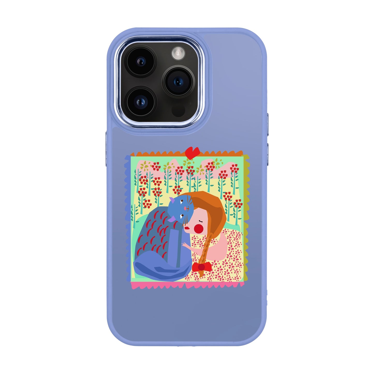 KEDİ POSTA PULU-iPhone 13 Pro Proof Kılıf