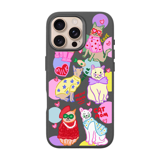 CAT MOM-iPhone 16 Pro Max Leather Premium Kılıf MagSafe Özellikli