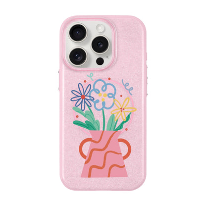 PINK VASE-Radiant Kılıf MagSafe Özellikli - iPhone 15 Pro