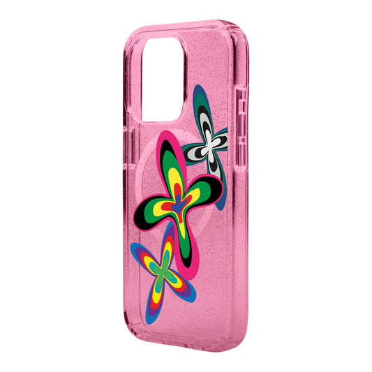 COLOR FLOWER-iPhone 15 Pro Max Shiny Kılıf MagSafe Özellikli