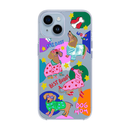 DOG MOM-iPhone 14 Solid Kılıf