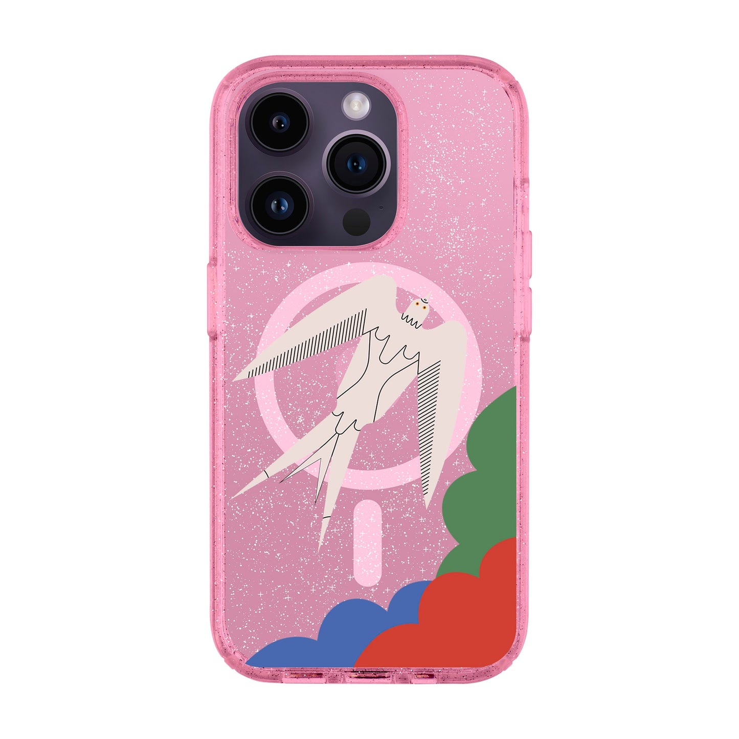 L’OISEAU LIBRE-iPhone 14 Pro Shiny Kılıf MagSafe Özellikli