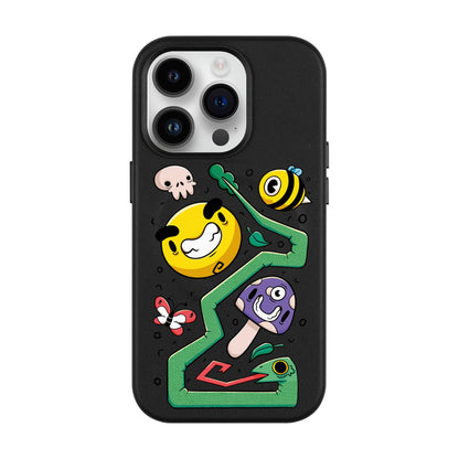 NADUR-Leather Kılıf MagSafe Özellikli - iPhone 14 Pro