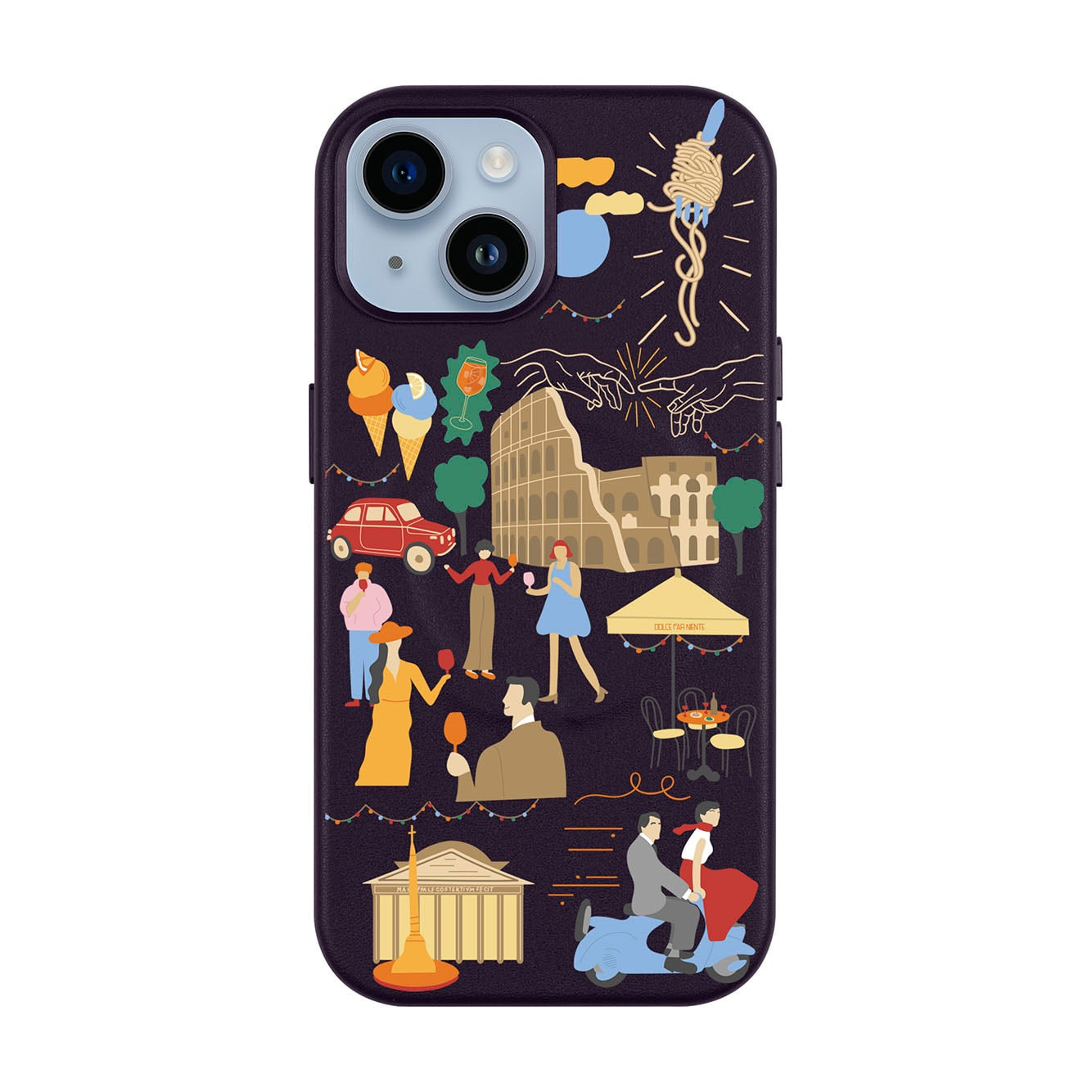 ROMA-Leather Kılıf MagSafe Özellikli - iPhone 13