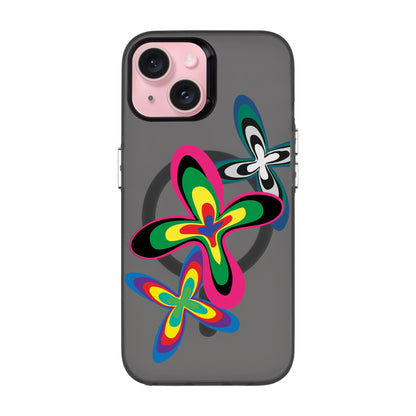 COLOR FLOWER-iPhone 15 Hold Kılıf MagSafe Özellikli