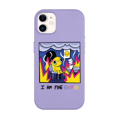 I AM FINE-Leather Kılıf MagSafe Özellikli - iPhone 11